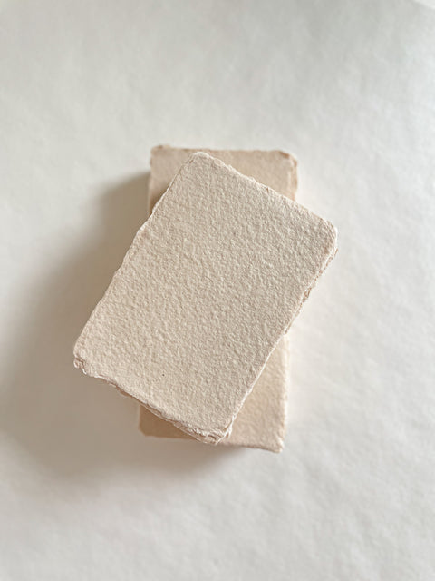 Hazelnut Handmade paper