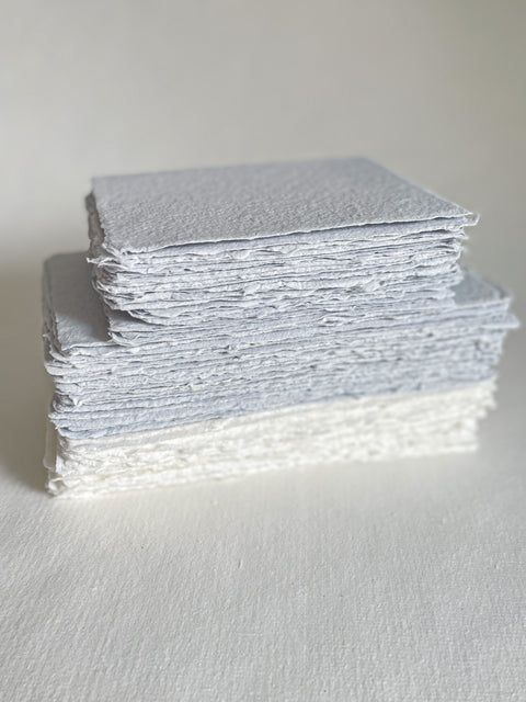 Frost Blue Handmade paper