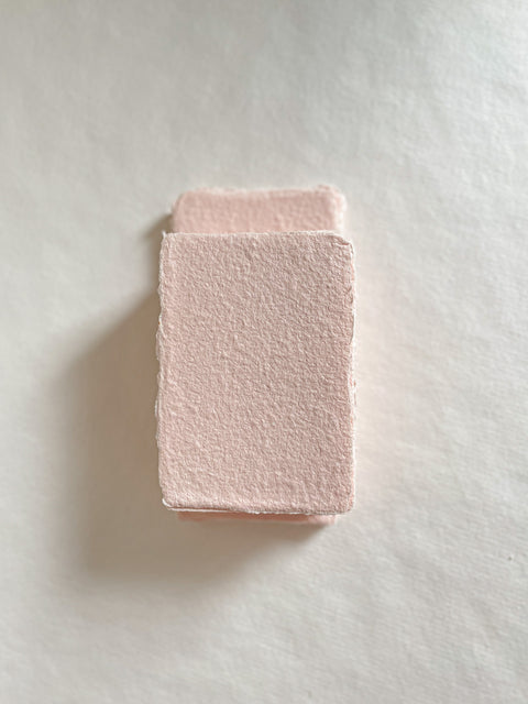 Shrimp Pink Handmade paper