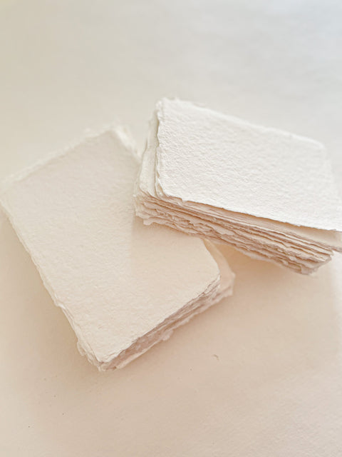 Pearl White  Handmade paper