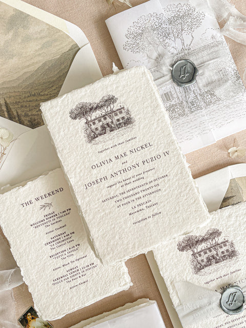 Hand-Illustrated Line Fine-Art Venues & Scenery
