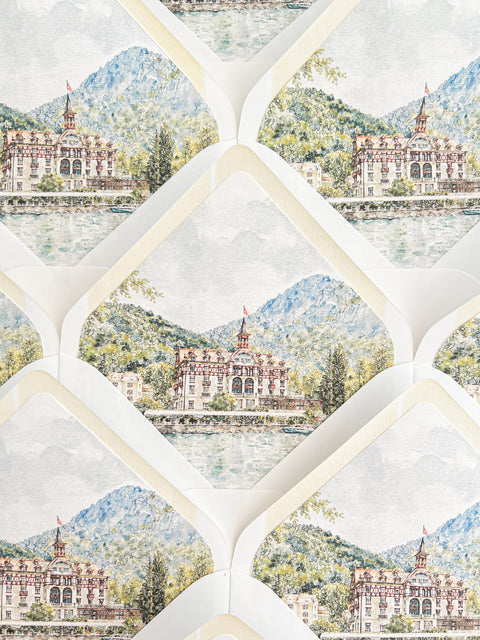 Hand-Illustrated Watercolor Venues & Scenery