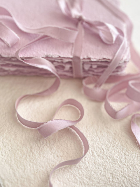 Silk Satin Ribbons Lilac