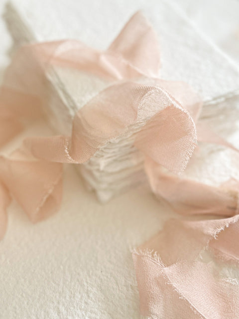 Silk Matte Ribbons Dusty Pink