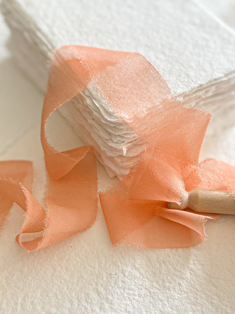 Silk Matte Ribbons Melon