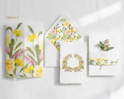 Vellum Jackets Florals Watercolor