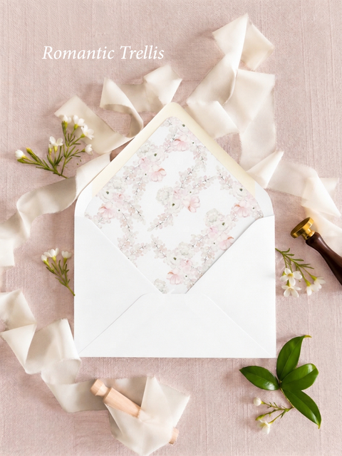 Envelope Liners Watercolor Patterns