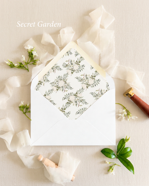 Envelope Liners Watercolor Patterns