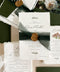 Announce your marriage with a timeless, classic feel with these vintage wedding invitation sets. Each suite features a deeply personal and artistic custom venue illustration, hand-drawn by us to capture the charm of your wedding location. The artwork is printed on luxurious handmade paper, made from 100% recycled cotton rag, giving it a luxurious and organic texture that feels both rustic and elegant.