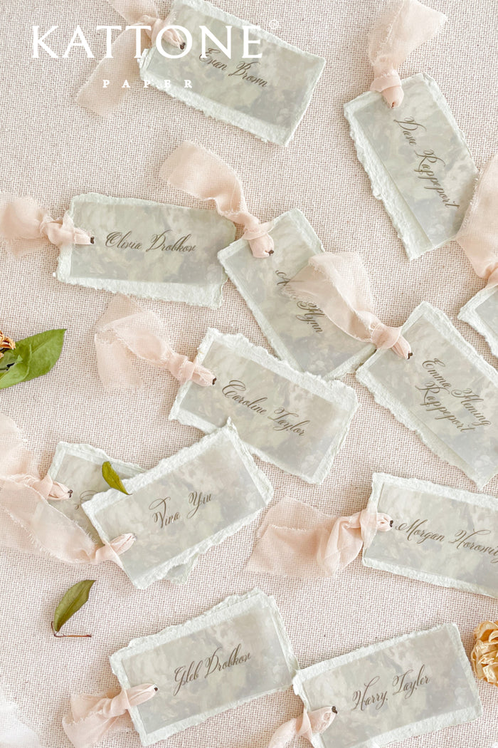 Stassi Handmade Paper Place Cards