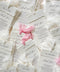 Designed to turn gratitude into a keepsake, these handmade paper thank you cards are crafted from richly textured cotton paper with soft deckled edges. Each card carries an organic, heirloom quality that feels personal and intentional, enhanced by elegant calligraphy and delicate ribbon accents. Perfect for weddings, baptisms, christenings, and refined celebrations, they offer a timeless way to share heartfelt thanks while elevating your stationery suite with artisanal charm.