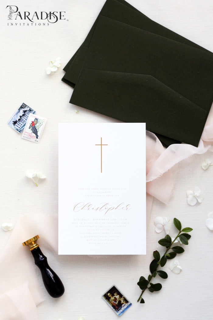 Mallory Elegant Christian Invitation