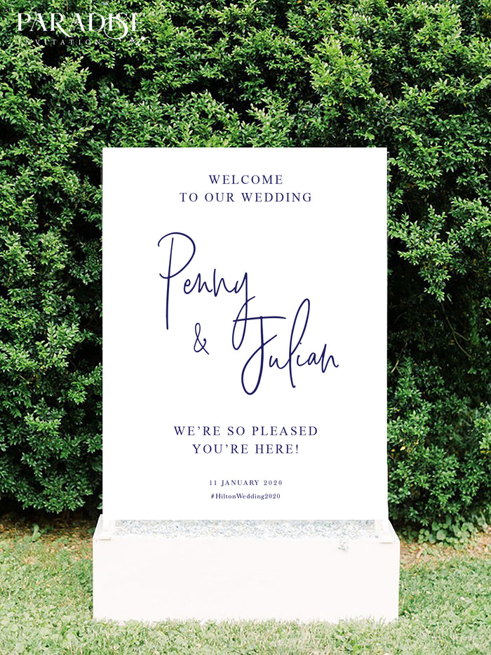 Fernande Wedding Welcome Sign