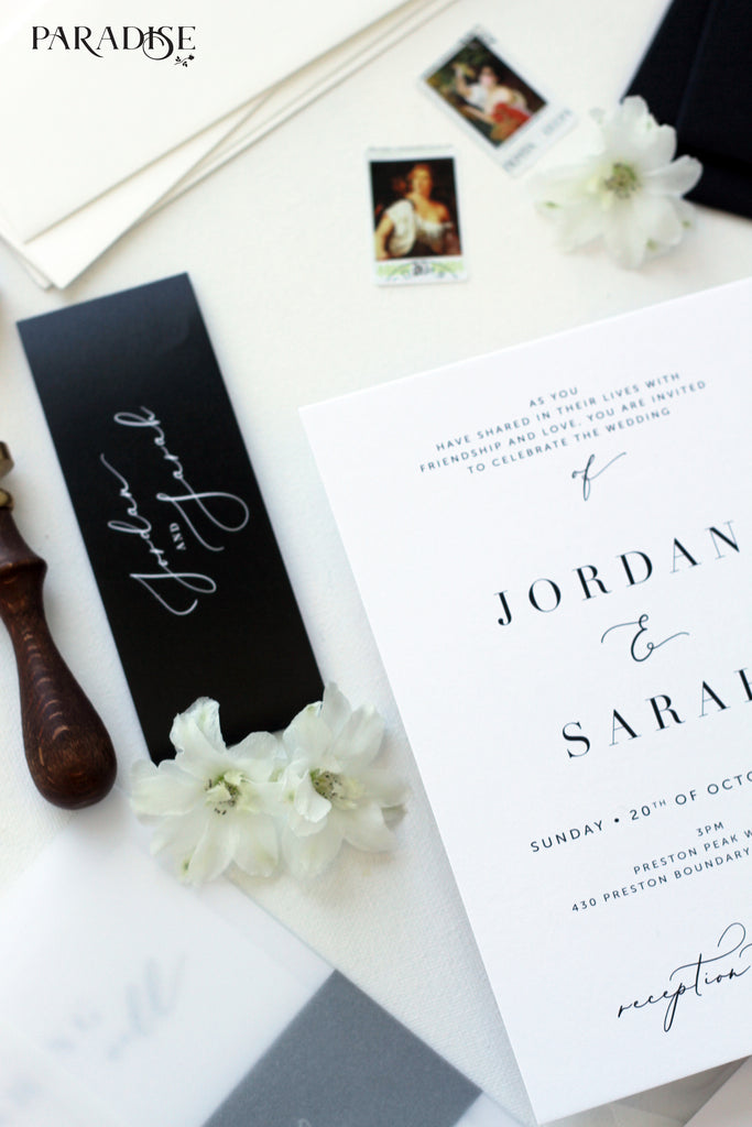 Juillet Elegant Wedding Invitations