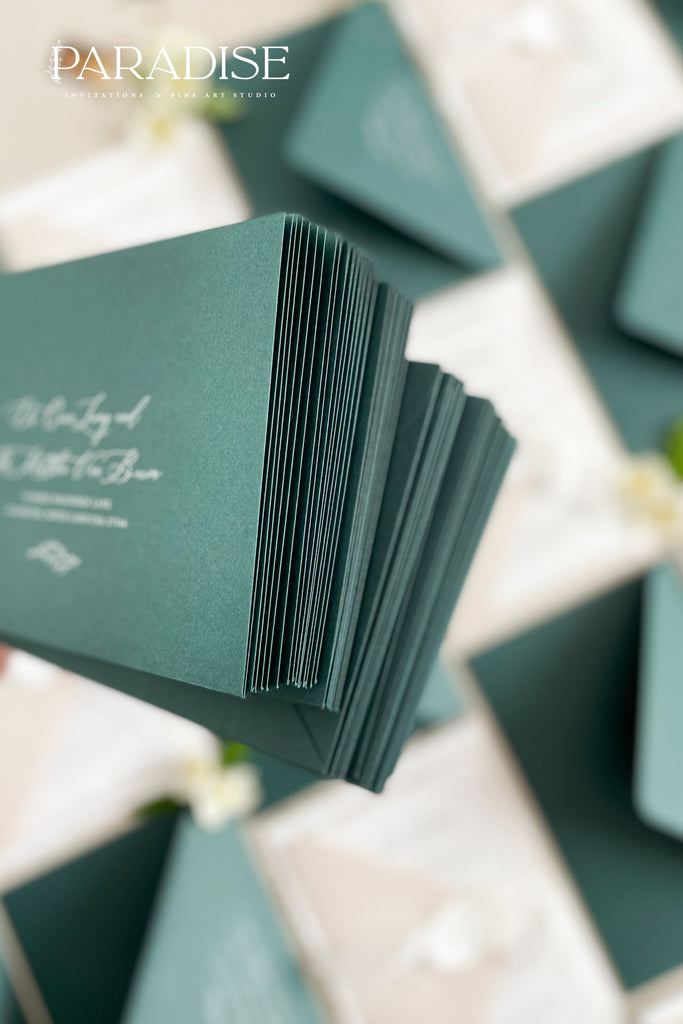 Emerald Envelopes White Ink Printing