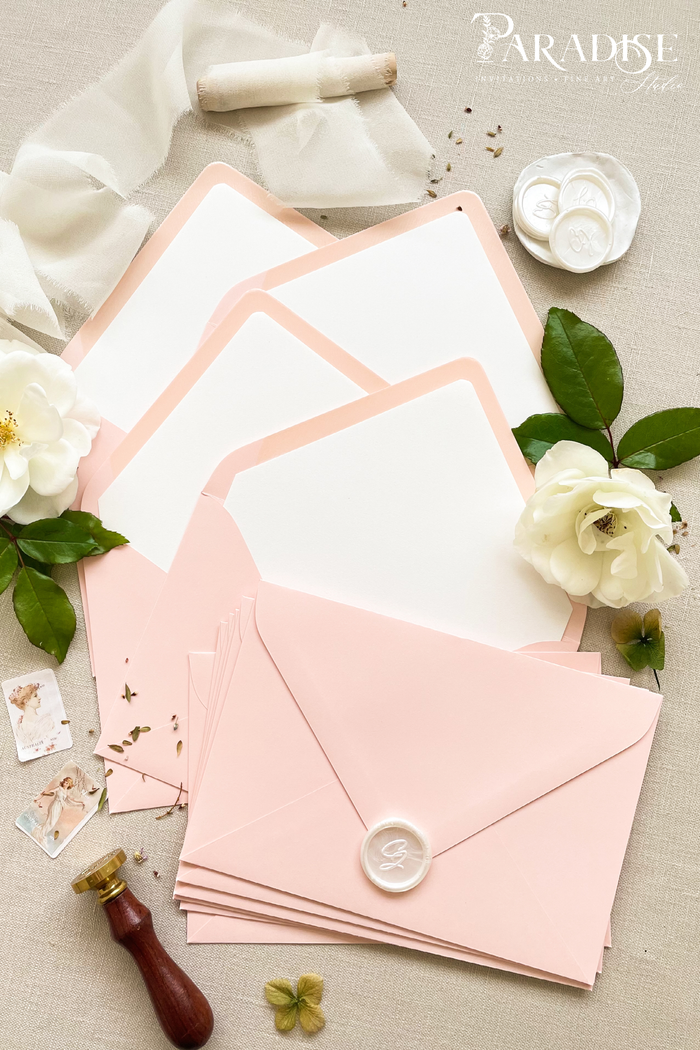 Rosa Envelopes and White Envelope Liners