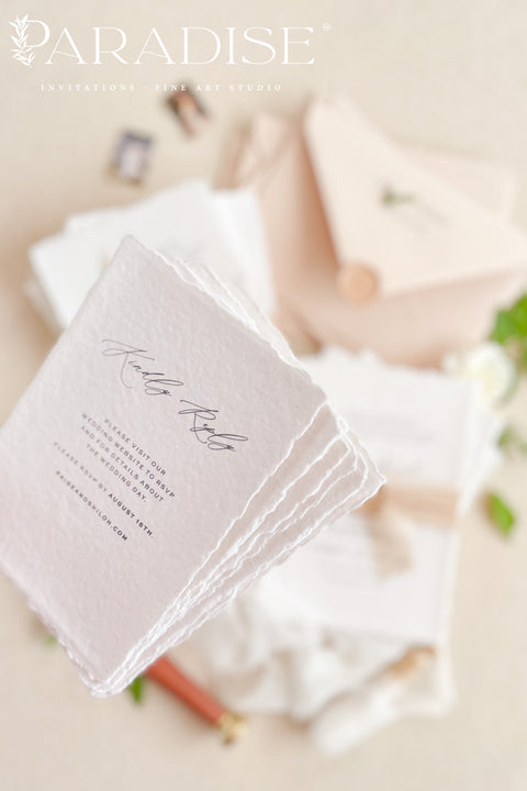 Celebrate your love story with handmade wedding invitations that capture the heart and soul of your special day. Each invitation is individually crafted by hand, blending artistry, fine materials, and timeless design — creating a beautiful first impression your guests will treasure.