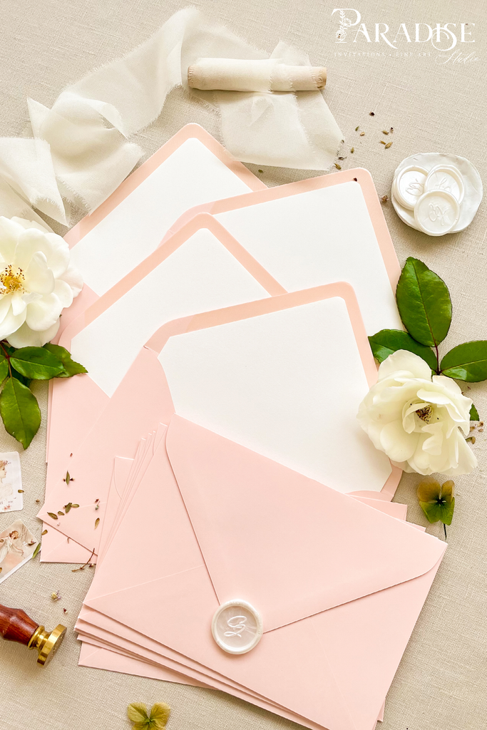 Rosa Envelopes and White Envelope Liners