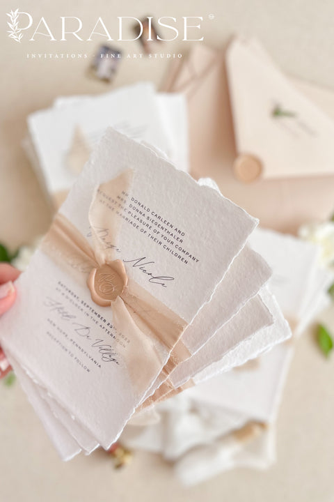 Celebrate your love story with handmade wedding invitations that capture the heart and soul of your special day. Each invitation is individually crafted by hand, blending artistry, fine materials, and timeless design — creating a beautiful first impression your guests will treasure.