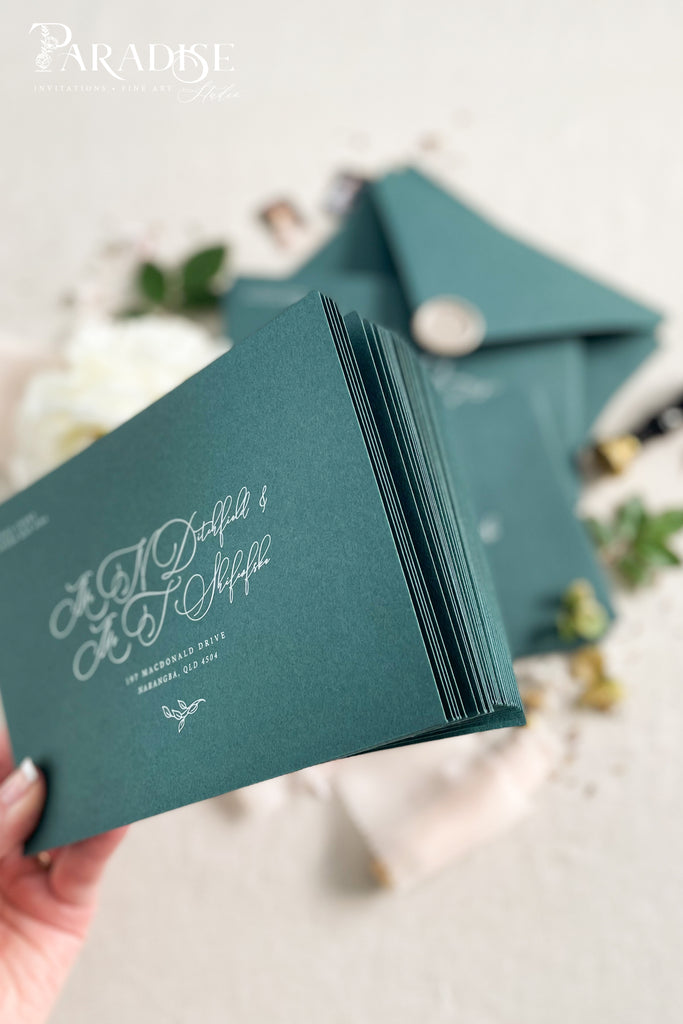 Emerald Envelopes White Ink Printing