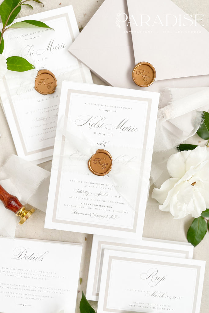 Makenzie Frame Wedding Invitation Sets