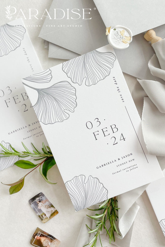 Francina Letterpress Save the Date Cards