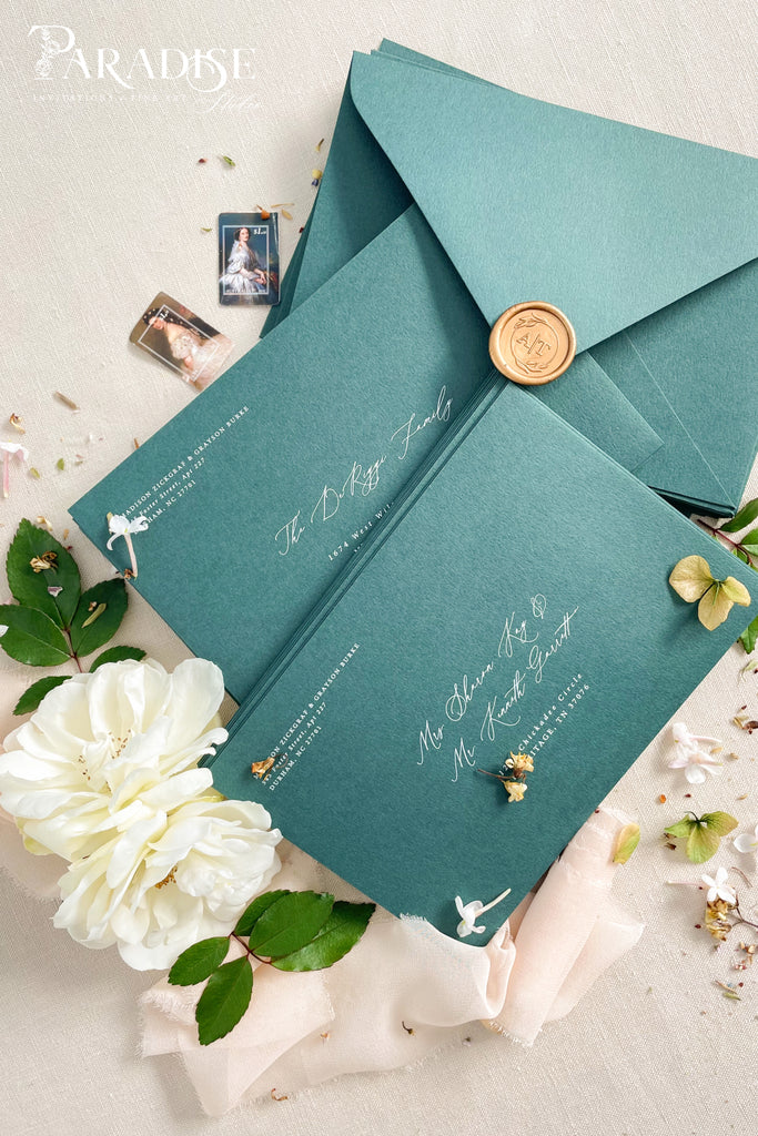 Emerald Envelopes White Ink Printing