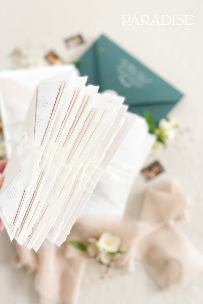 Trinity Handmade Paper Wedding Invitation Sets