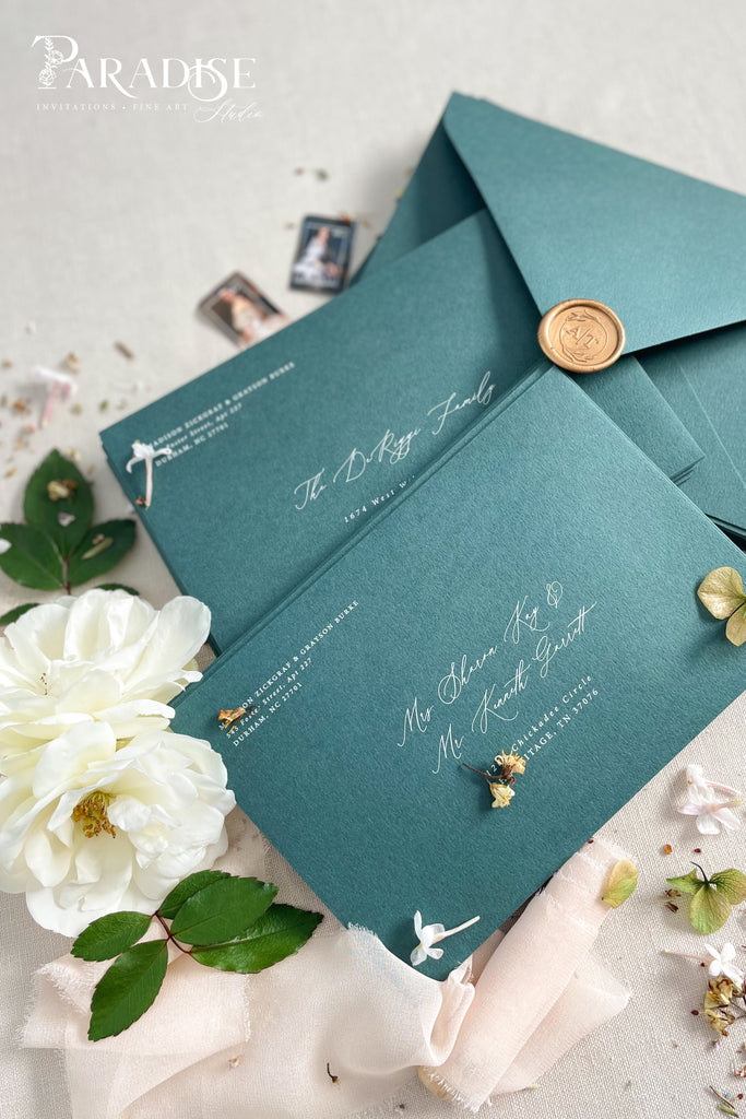 Emerald Envelopes White Ink Printing