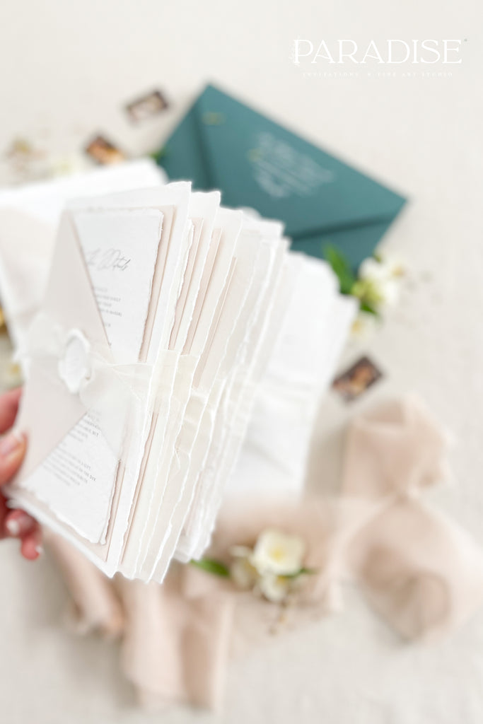 Trinity Handmade Paper Wedding Invitation Sets