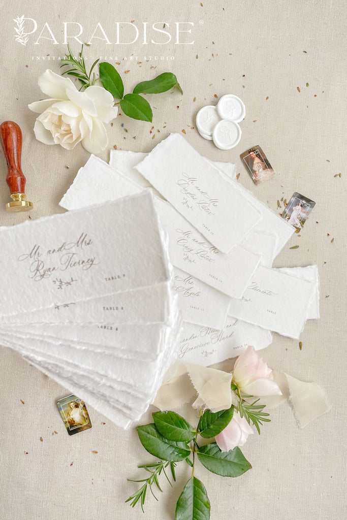 Garcelle Handmade Paper Place Cards