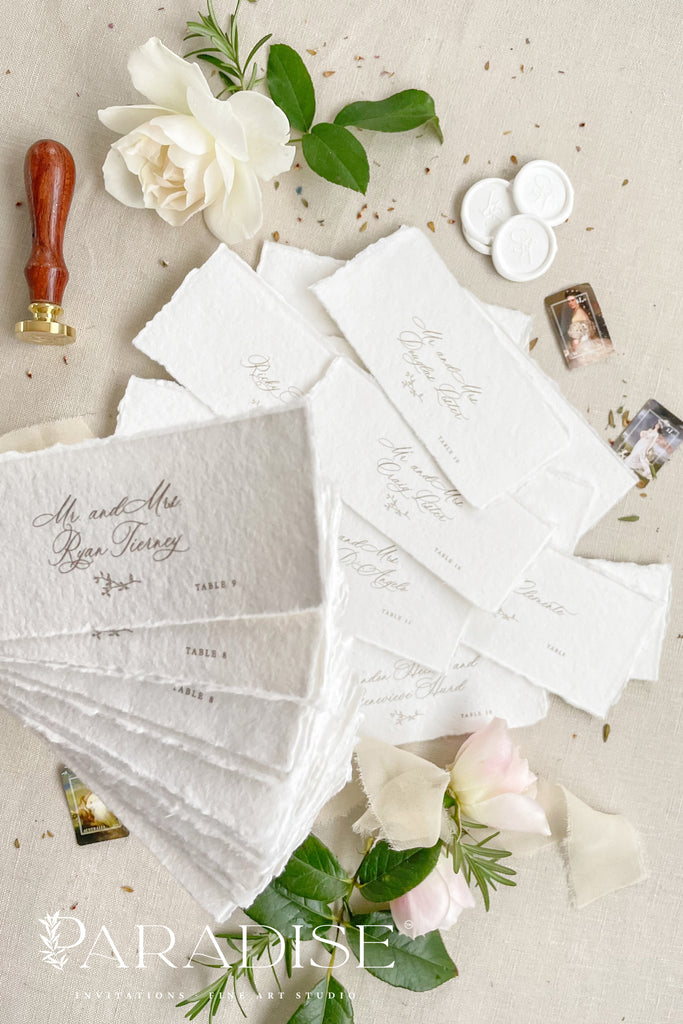 Garcelle Handmade Paper Place Cards