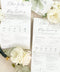 This concertina wedding invitation suite is ideal for couples who want a seamless way to share every detail of their celebration. Its fold-out layout allows you to include your ceremony, reception, travel, and RSVP information - all presented with fine art botanical illustrations that bring a touch of nature’s grace to your stationery. Perfect for garden weddings, destination celebrations, or romantic countryside venues, this suite combines beauty with functionality.