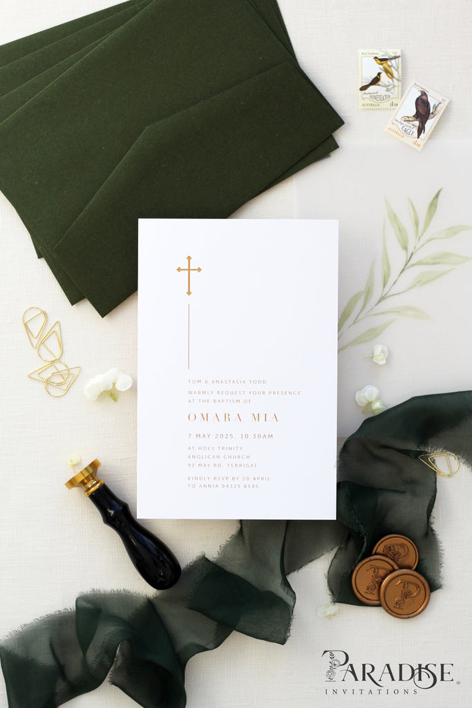 Elouise Calligraphy Christian Invitation