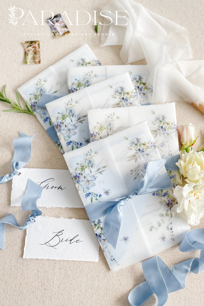 Chardae Handmade Paper Wedding Invitation Sets