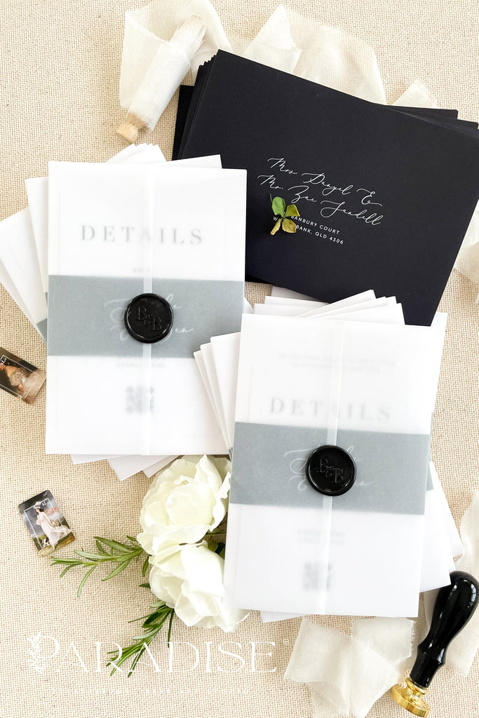 Dianna Minimalist Wedding Invitations