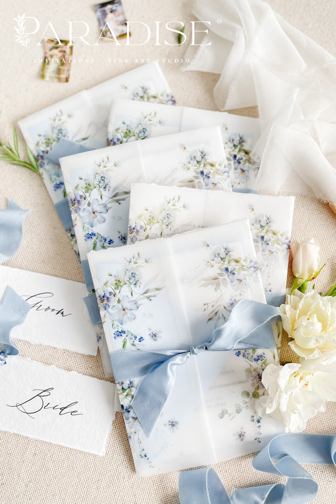 Chardae Handmade Paper Wedding Invitation Sets