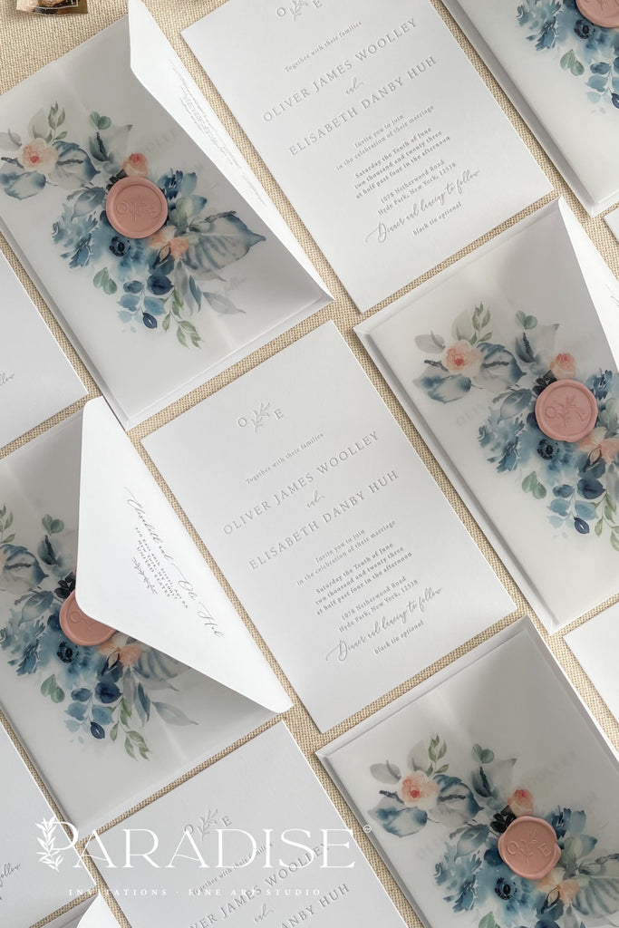 Alete Letterpress Wedding Invitations