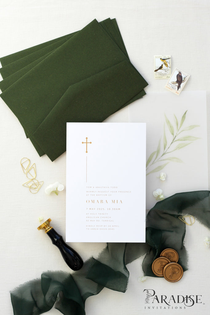 Elouise Calligraphy Christian Invitation