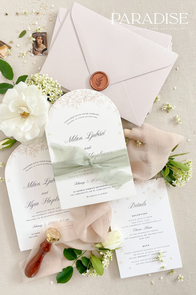 Peyton Arch Wedding Invitation Sets