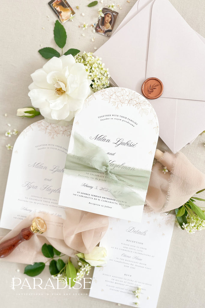 Peyton Arch Wedding Invitation Sets