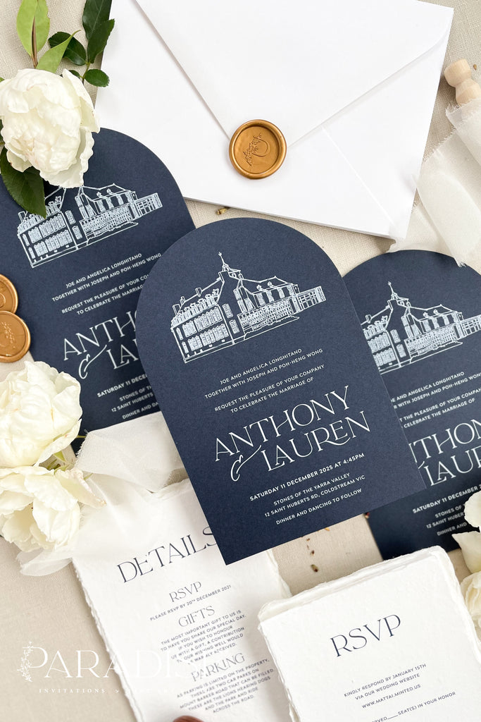 Amiyah Arch Wedding Invitation Sets