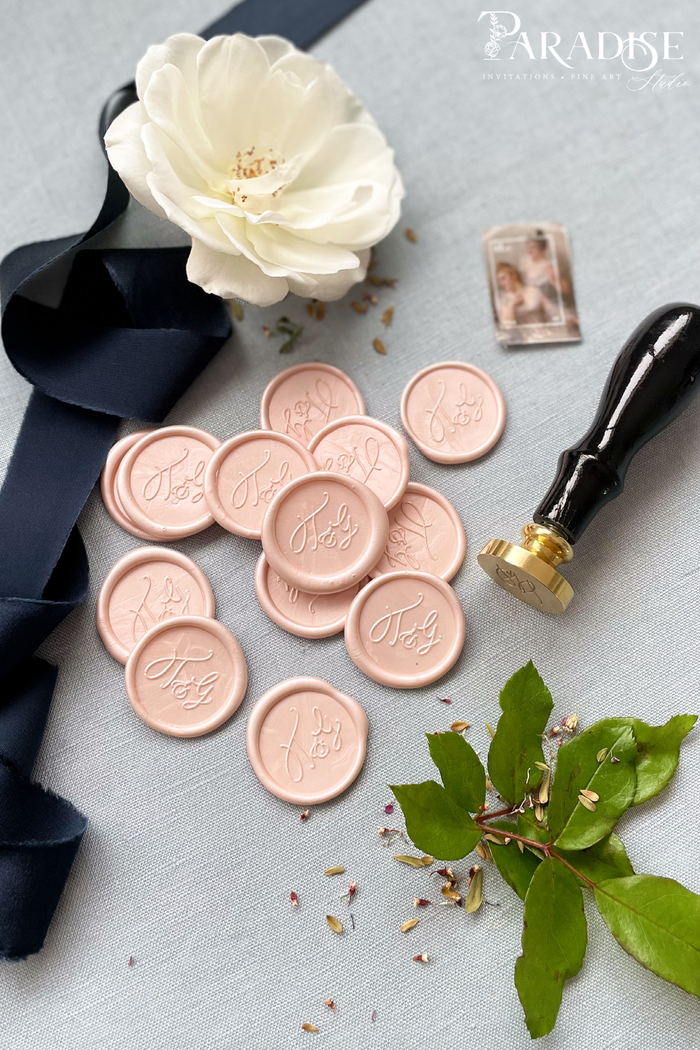 Shimmer Blush Wax Seals