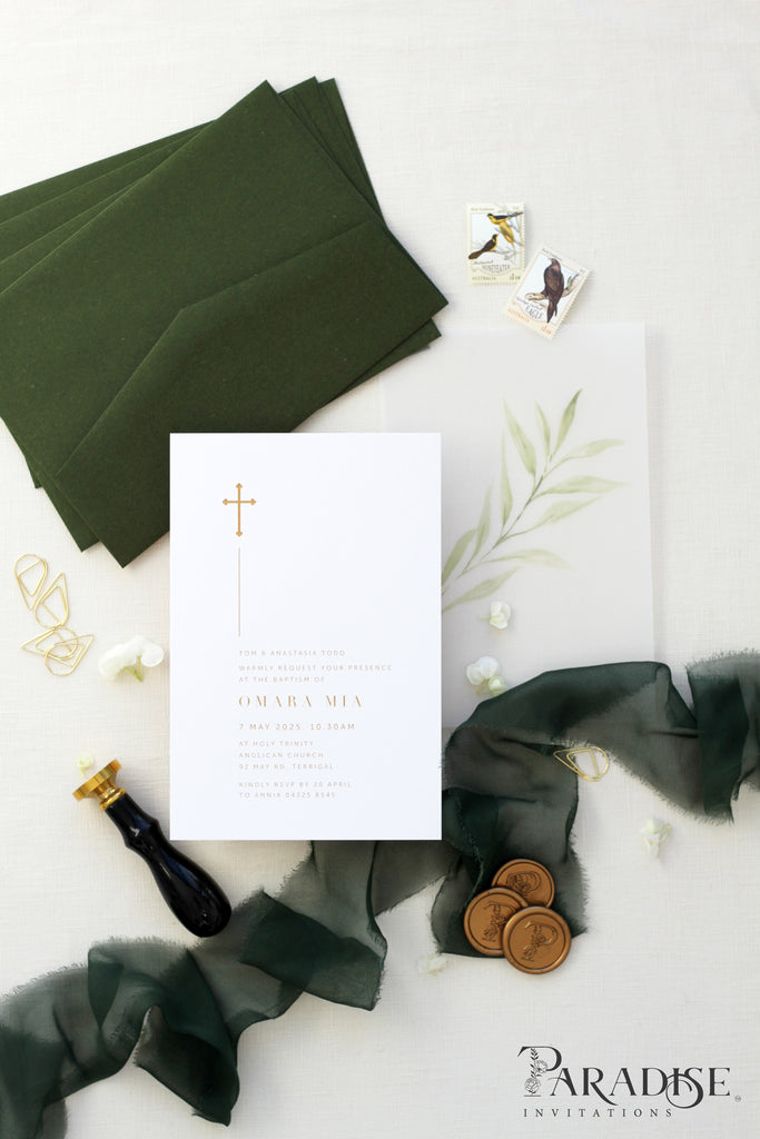 Elouise Calligraphy Christian Invitation