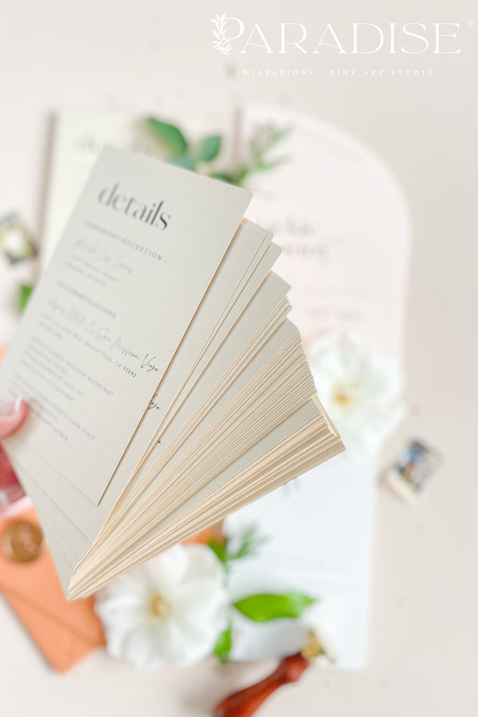 Elise Half Arch Wedding Invitations