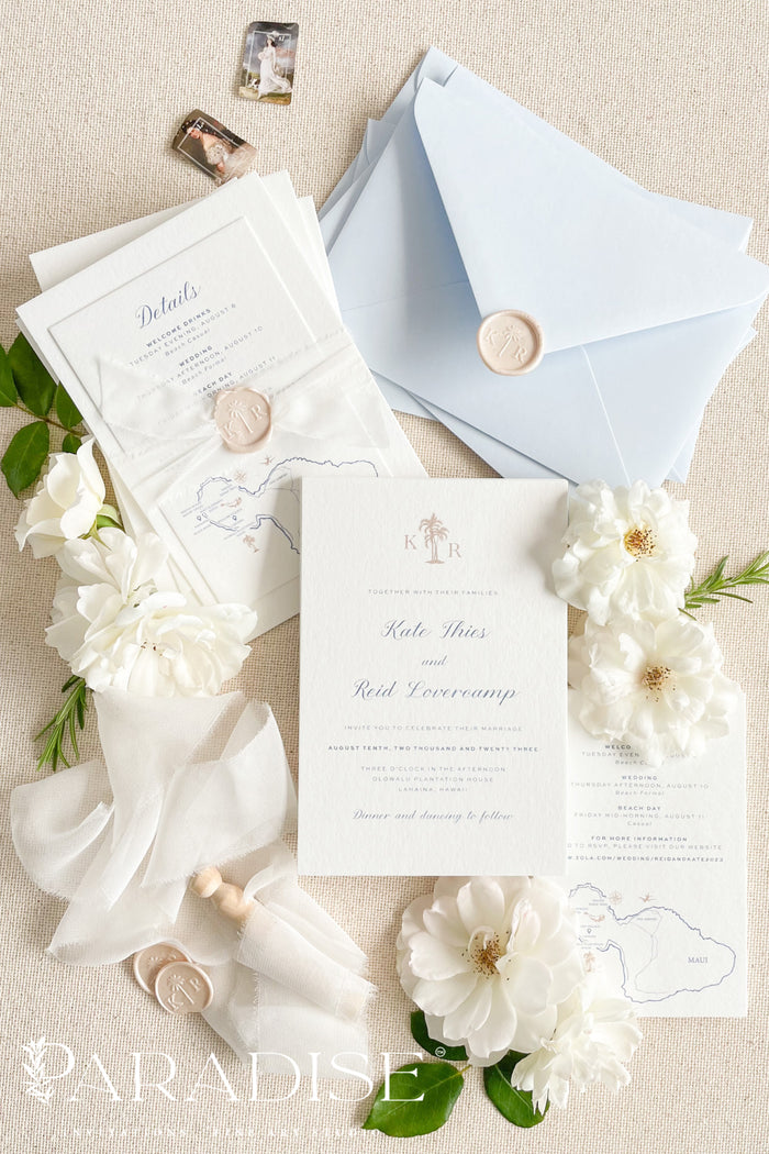 Brucie Beach Wedding Invitations