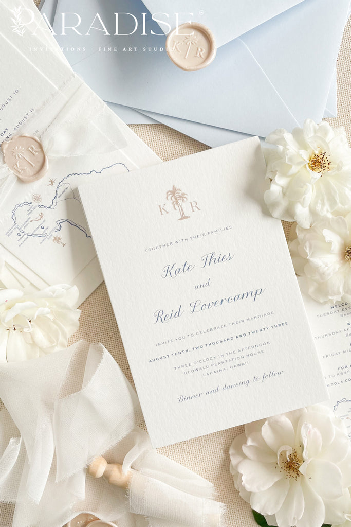 Brucie Beach Wedding Invitations