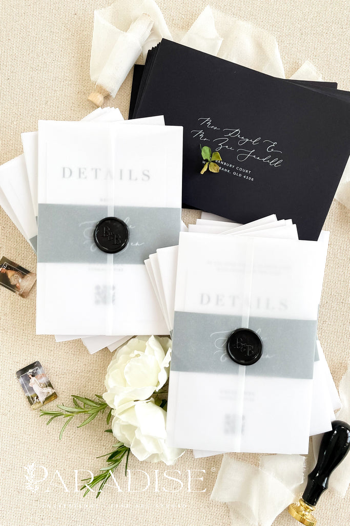 Dianna Minimalist Wedding Invitations