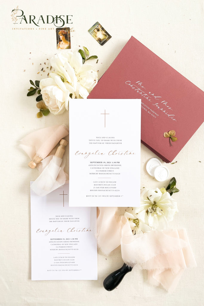 Alina Modern Christian Invitations