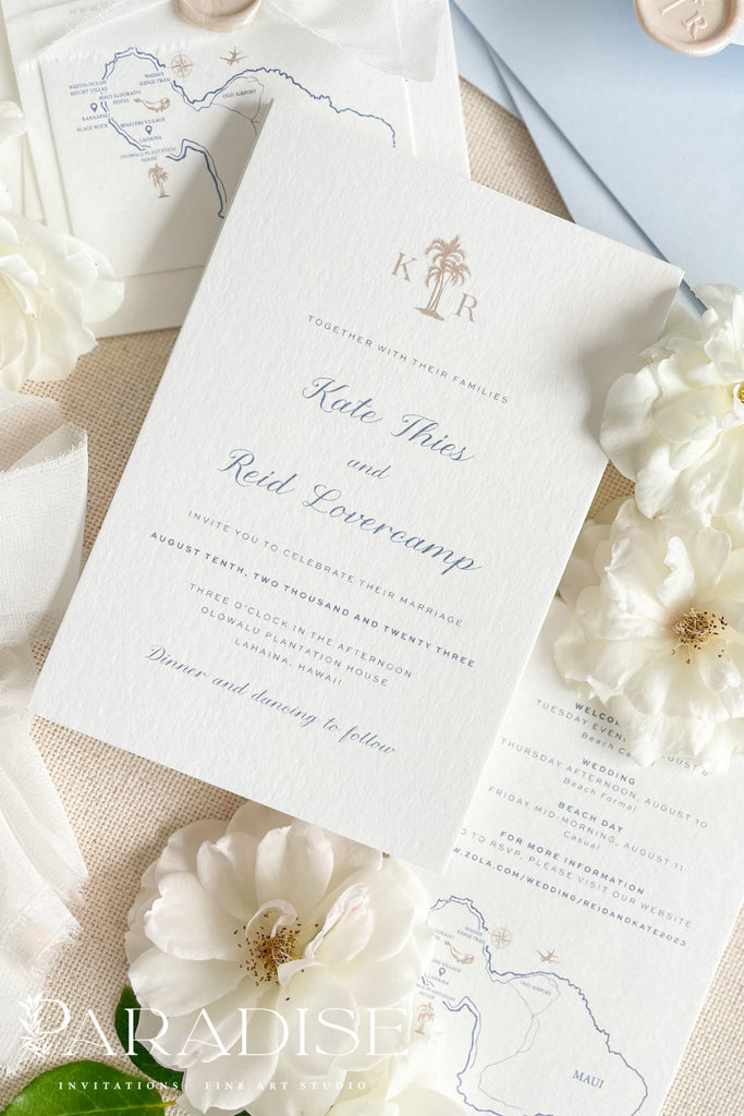 Brucie Beach Wedding Invitations